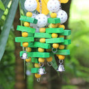 Wooden Parrot Chew Toy Bird Toys for Large and Small Birds Natural Pet Chew Toy - Apple