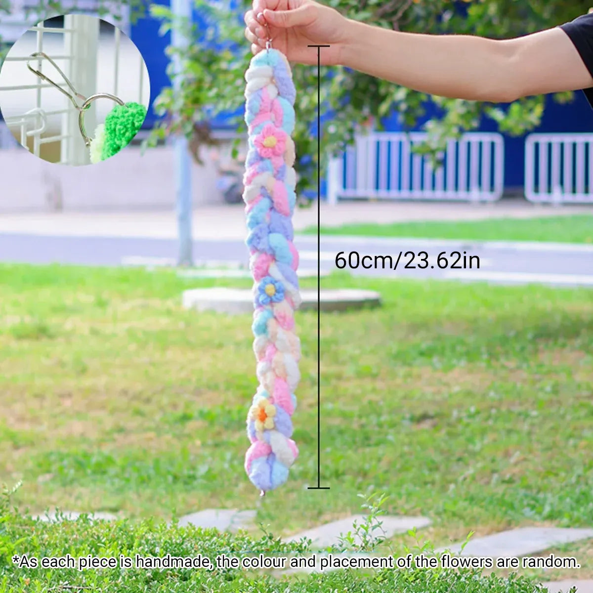 Small Pets Climbing Rope for Small Pet Cage Play Exercise Chewing Toy Use - Green