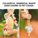 Colorful Parrot Swing Bird Perch Stand Stick Play Toy For Small Medium Parrots