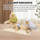 Interactive Bird Seesaw for Small Medium Birds Cage Toy Training Play Equipment