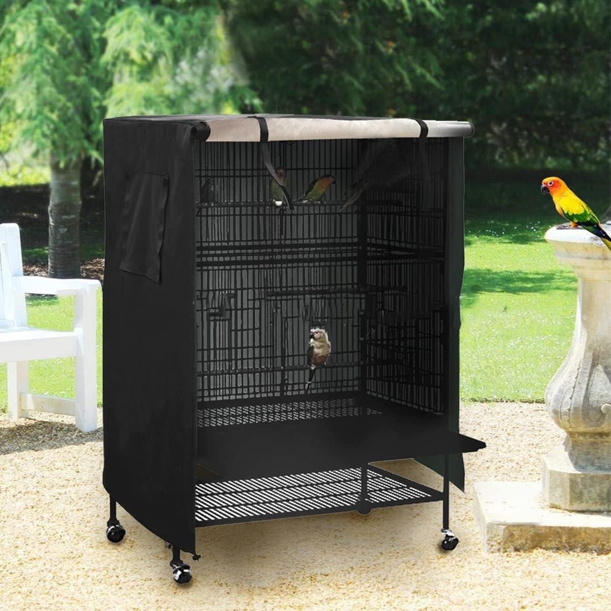 Bird Cover Outdoor Sun Protection Pet Bed Pet Accessories - Black