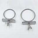 2X 4/5/6Cm Parrot Pet Stainless Steel Food Water Bowl Bird Feeder Crate Cage - 5CM*2PCS