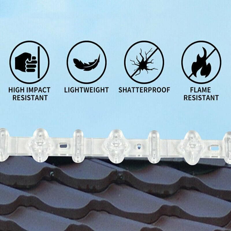 Lambu 10X 50Cm Anti Bird Spikes Pigeon Deterrent Repellent Bird Sting Stainless - 20 Groups