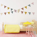 2PCS Triangle Bunting Flag Garland Hanging Flag Banner for Wedding Parties
