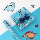 20pcs Cute Animal Cartoon Gift Wrapping Paper for Toys Bookskin and Crafts - Blue Car-20PCS