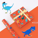 20pcs Cute Animal Cartoon Gift Wrapping Paper for Toys Bookskin and Crafts - Blue Car-20PCS