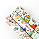 20pcs Cute Animal Cartoon Gift Wrapping Paper for Toys Bookskin and Crafts - Ice cream-20PCS