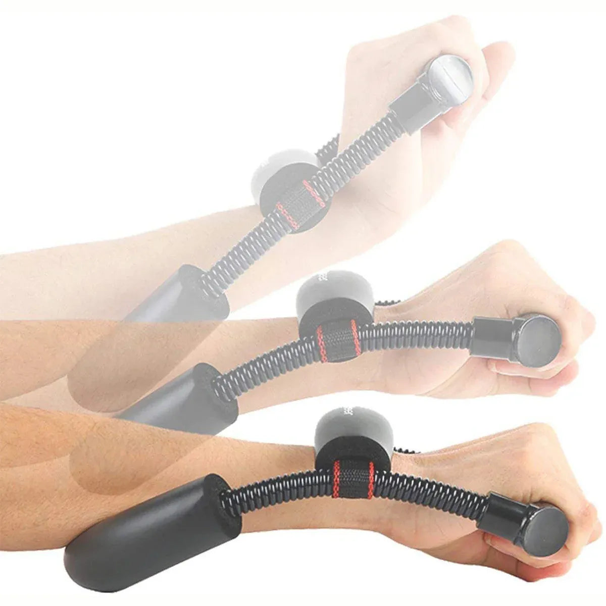 Adjustable 3Level Wrist Strengthener Grip Strength Trainer for Hand Exercise Use - Black