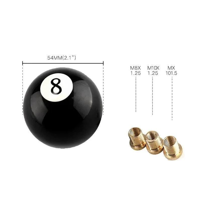 Black 8 Billiard Car Shift Knob Universal