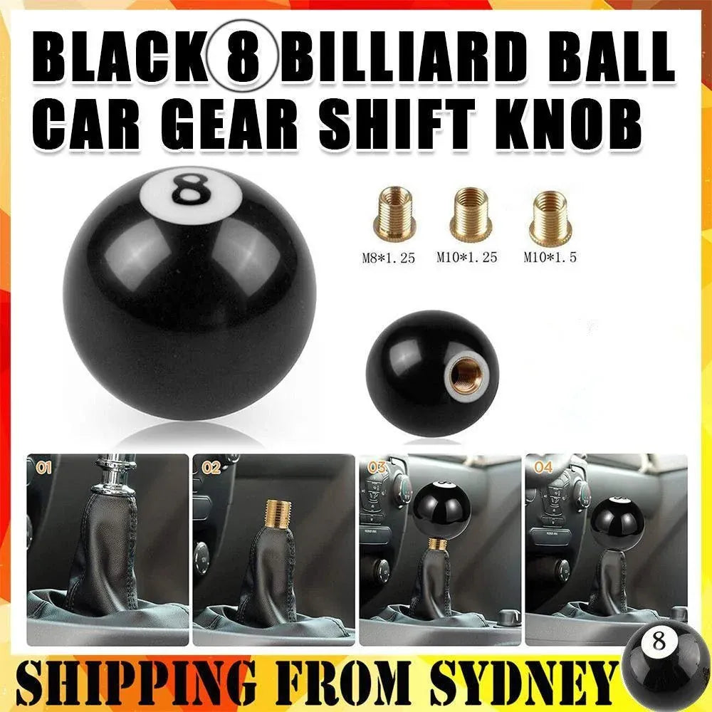 Black 8 Billiard Car Shift Knob Universal