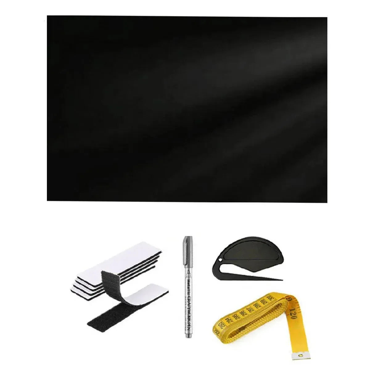 Portable Blackout Curtains for Sunscreen Window Shades Light Blocking Drapes - 1m x 1.45m