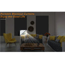 Portable Blackout Curtains for Sunscreen Window Shades Light Blocking Drapes - 1m x 1.45m