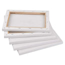 5x Artist Blank Stretched Canvas Canvases Art Large White Range Oil Acrylic Wood - 40*50CM