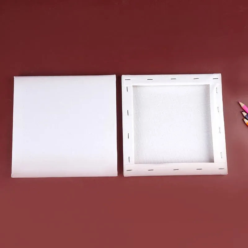 5x Artist Blank Stretched Canvas Canvases Art Large White Range Oil Acrylic Wood - 50*60CM