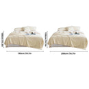 Plush Blanket Leisure Blanket Autumn Winter Warm Nap Throw Soft Cozy - Khaki-100x150cm