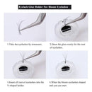 100X Eyelashes Glue Holder Blossom Cup Ring Eyelash Extension Adhesive Stand