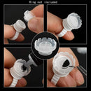 100X Eyelashes Glue Holder Blossom Cup Ring Eyelash Extension Adhesive Stand