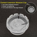 100X Eyelashes Glue Holder Blossom Cup Ring Eyelash Extension Adhesive Stand