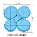 2pc Coaster Epoxy Resin Mould Silicone Cup Mat Holder DIY Craft Tool