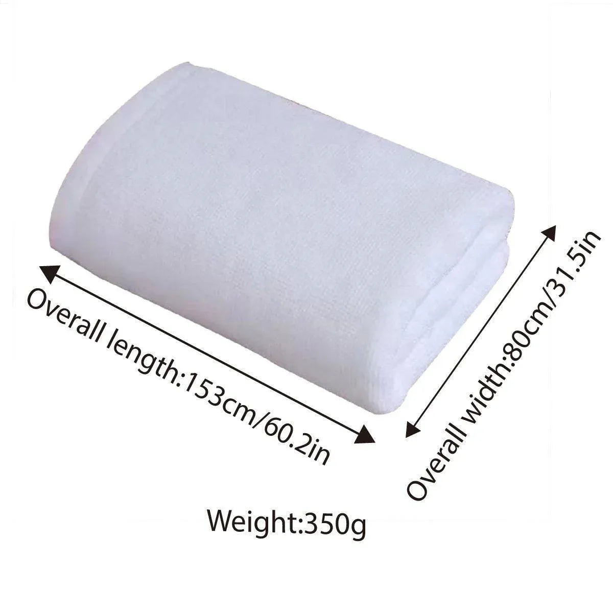 6PCS Absorbent Non Slip Bathroom Floor Mat Towel 50x80cm for Hotel Home Use - 350g