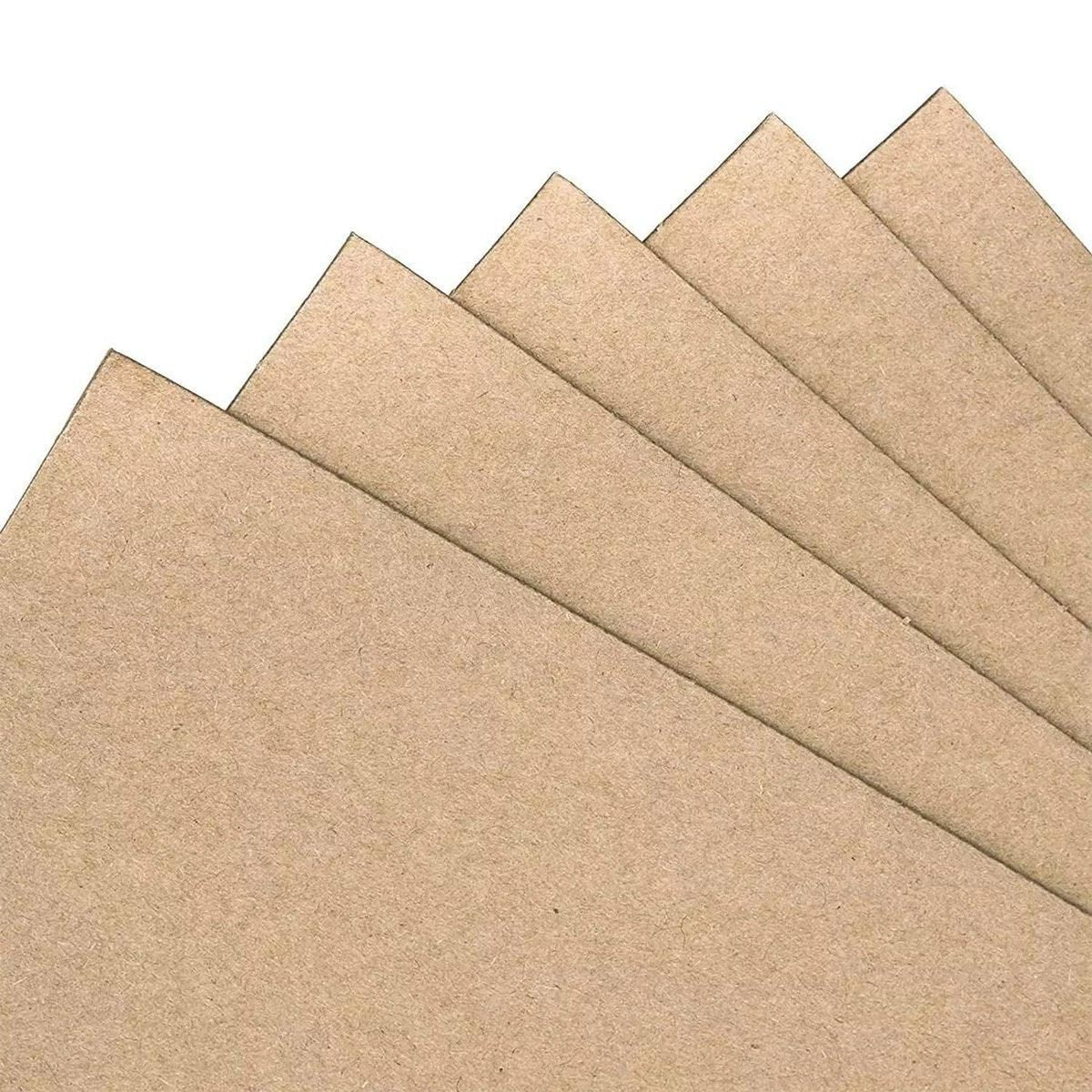 50pcs Corrugated Cardboard Sheets Express Carton Spacer Gasket Packing Material - 21x30cm