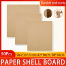 50pcs Corrugated Cardboard Sheets Express Carton Spacer Gasket Packing Material - 21x30cm
