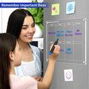 Magnetic Writing Board Transparent Acrylic Memo Board Reusable Note