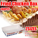 Disposable No Fold Oil Proof Snack Box Leak Resistant Microwave for Fast Food - S
