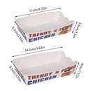 Disposable No Fold Oil Proof Snack Box Leak Resistant Microwave for Fast Food - S