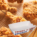 Disposable No Fold Oil Proof Snack Box Leak Resistant Microwave for Fast Food - S