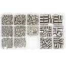 1500Pcs Stainless Steel Bolts Screws Kit Assorted Mechanical Fastener Hardware