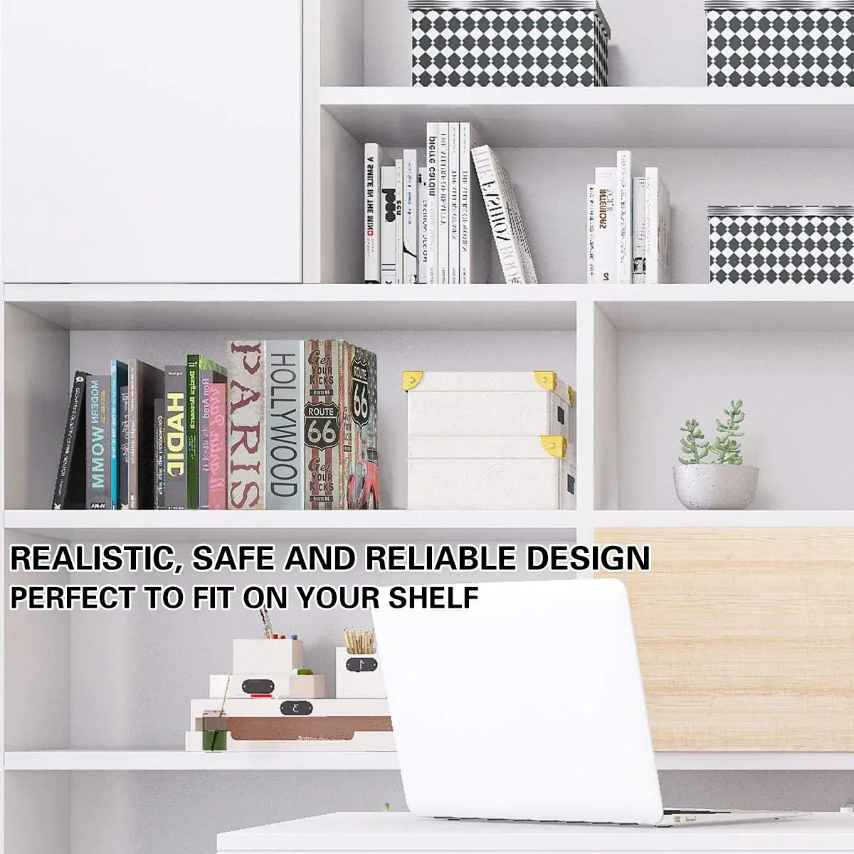 Hidden Book Safe Lock Box for Home and Office Cash Watch Document Storage - 4