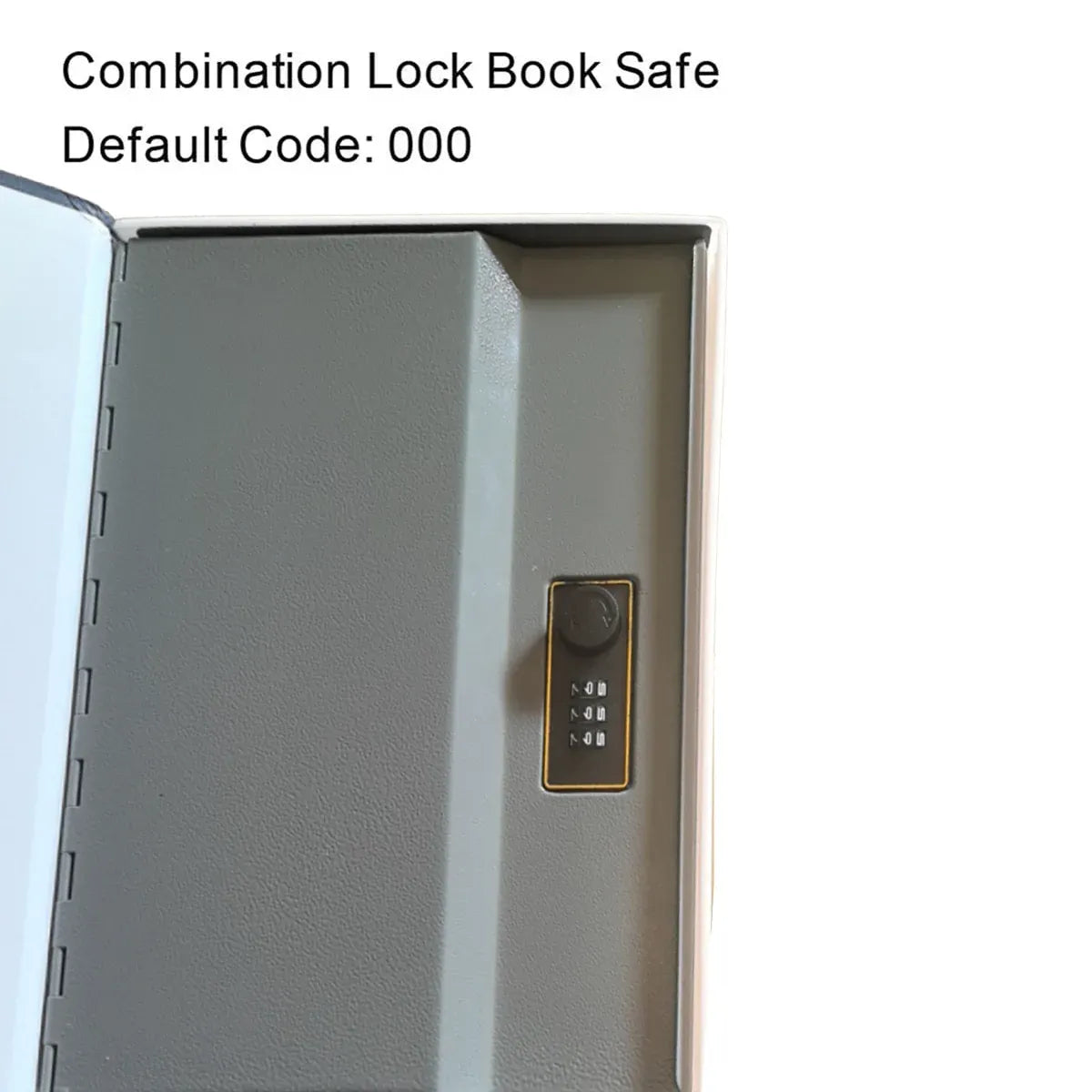 Hidden Book Safe Lock Box for Home and Office Cash Watch Document Storage - 3