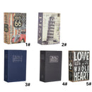 Hidden Book Safe Lock Box for Home and Office Cash Watch Document Storage - 3