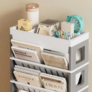 Rolling Storage Cart Slim Magazine File Organiser 76cm Desk Trolley