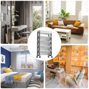 Rolling Storage Cart Slim Magazine File Organiser 76cm Desk Trolley