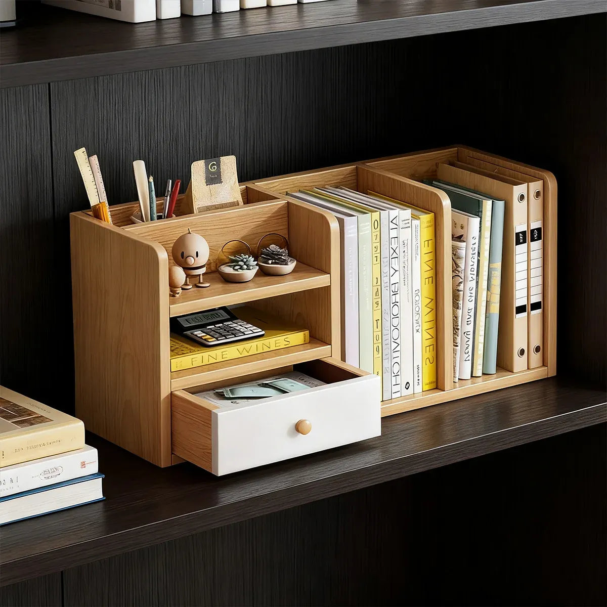 Office Desktop Rack for Documents Books Stationery Space Saving