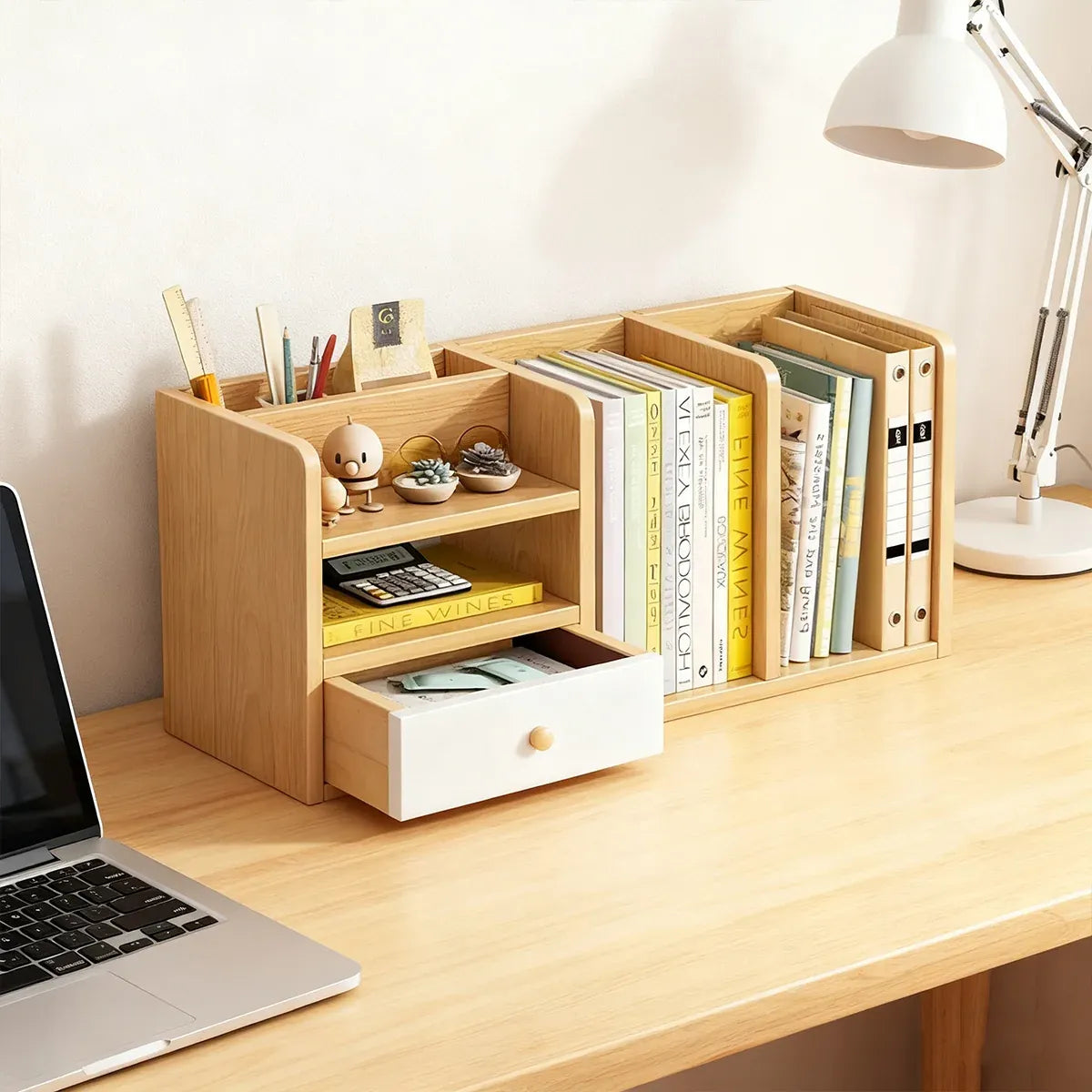 Office Desktop Rack for Documents Books Stationery Space Saving