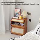 Single Layer Floor Standing Combo Bookcase Storage Cabinet With Doors Space Saving