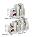 Desktop Storage Organiser With Dividers Pen Holder Home Office School Desk Use - 2-Grid