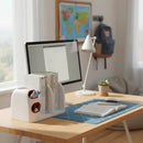 Desktop Storage Organiser With Dividers Pen Holder Home Office School Desk Use - 2-Grid