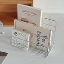 Minimalist Desktop Book Holder Metal Book Rack Organizer Home Office Desk Use - L