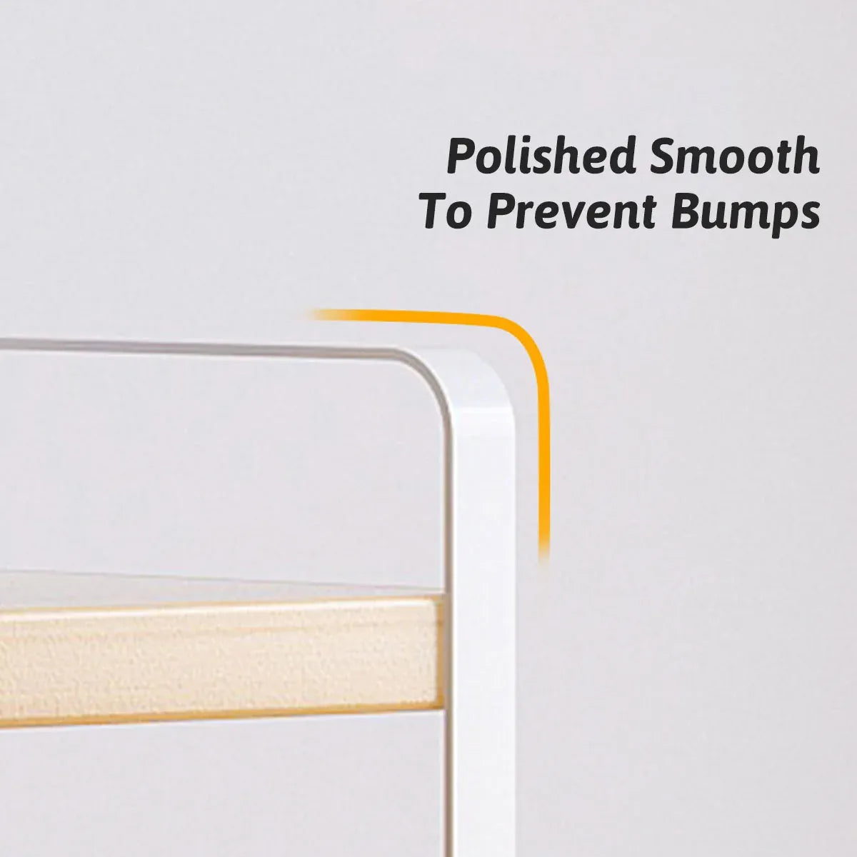 Double Layer Storage Shelf Desktop Organizer Cosmetics Stationery Rack Durable