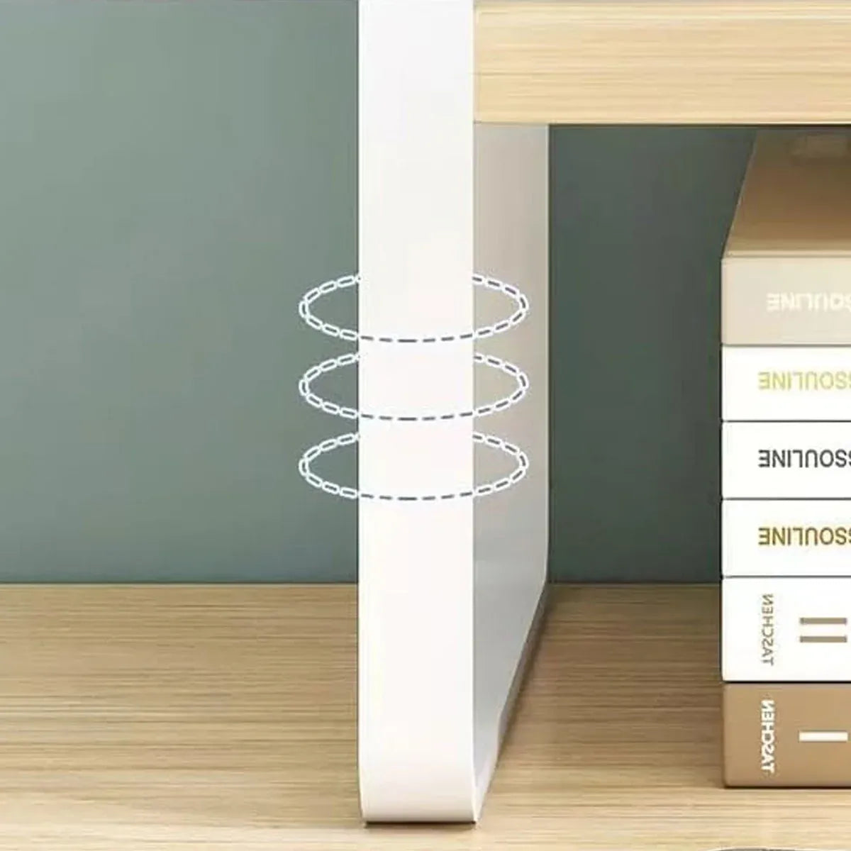 Double Layer Storage Shelf Desktop Organizer Cosmetics Stationery Rack Durable