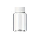 100Pcs Wide Mouth Clear Plastic Bottle with Lid 50/100ml Leakproof Storage Jars - 100ML