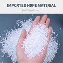 100pcs White Plastic Capsule Bottle Small Medicine Granule Packaging Container - 50ml