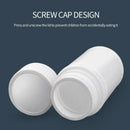 100pcs White Plastic Capsule Bottle Small Medicine Granule Packaging Container - 50ml