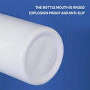 100pcs White Plastic Capsule Bottle Small Medicine Granule Packaging Container - 50ml