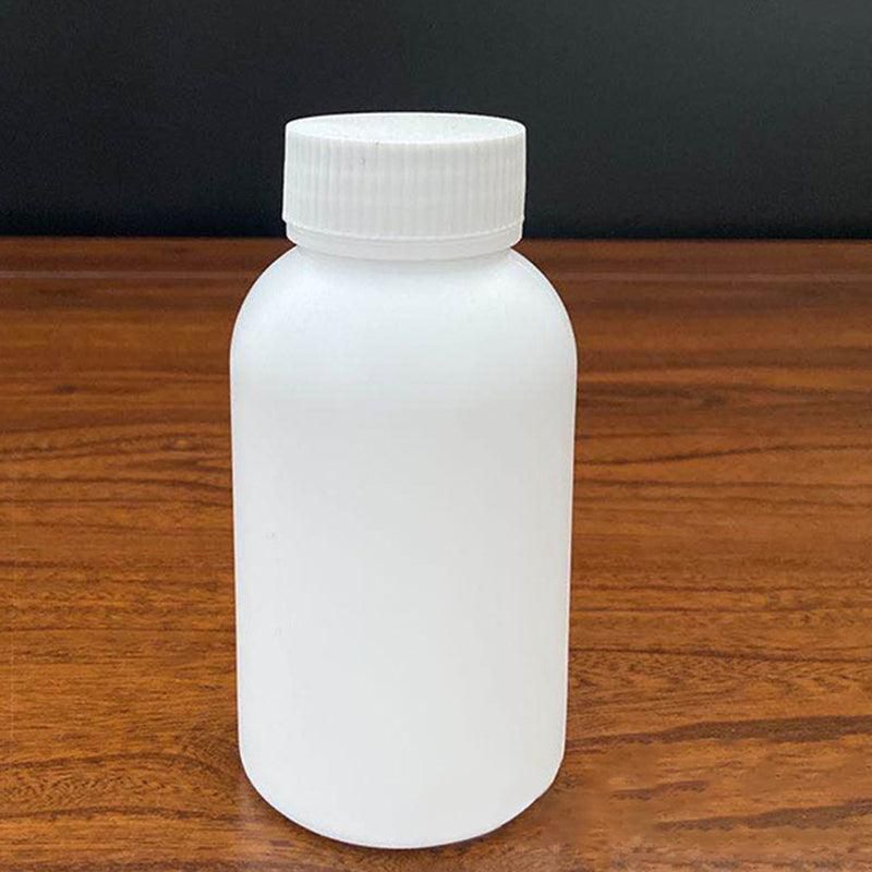 100pcs White Plastic Capsule Bottle Small Medicine Granule Packaging Container - 50ml