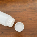 100pcs White Plastic Capsule Bottle Small Medicine Granule Packaging Container - 50ml
